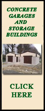 Concrete garages / storage buildings