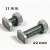 Half Head Nuts and Bolts 11mm (500)