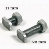 Half Head Long Nuts & Bolts (500)