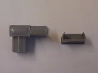 Gutter Outlet & Stop End for Magnum Greenhouse